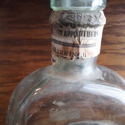 Antique Vintage John Haig's Dimple Whiskey Bottle 9