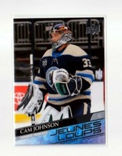 CAM JOHNSON '20/21 Upper Deck YOUNG GUNS JEUNES LOUPS rookie card #4712. rookie card picture