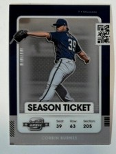 2021 Panini Contenders #2 Corbin Burnes Optic Milwaukee Brewers Baseball