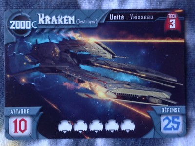 KRAKEN (Destroyer) - Titanium Wars   / 2017 tabletop day promo card 