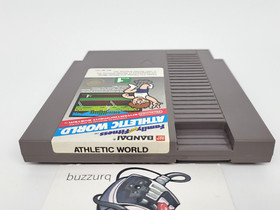 Cartuccia Family Fun Fitness Athletic World Nintendo NES 5 viti quasi nuova - HOL