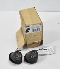 Perko Black Vertical Mount Side Lights 0602001BLK Starboard & Port LEDs