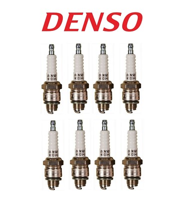 Set of 8 Spark Plugs Denso For Chevy C10 Pickup GMC Sprint Jeep Dispatcher L4 V8
