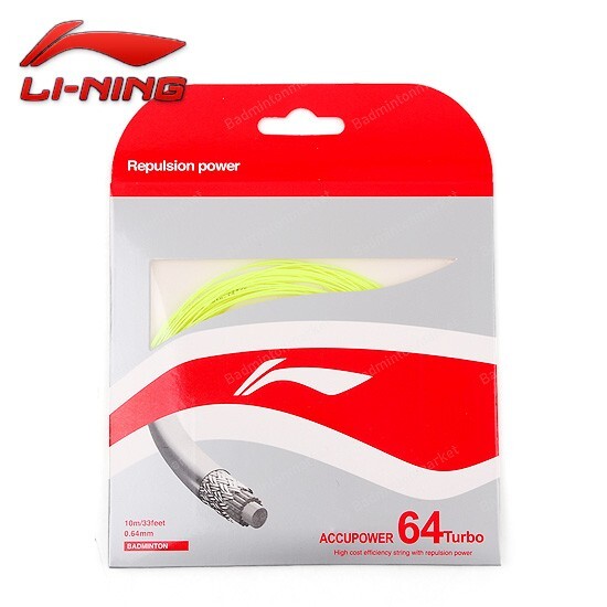 Li-Ning Accupower 64 Turbo Badminton Racket String 0.64mm