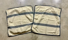 CHAPS by RALPH LAUREN MONTAUK STUDIO Navy Striped Pillow Euro Sham