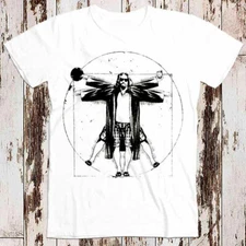 The Dude Big Lebowski Da Vinci Vitruvian T Shirt 8638