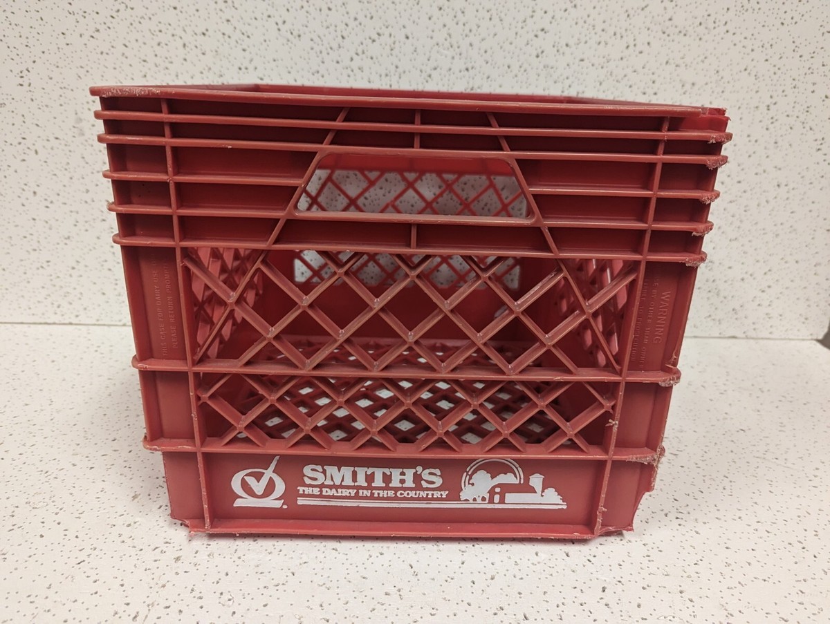 Smiths Foods Dairy Plastic Milk Crate Vintage VTG 90s | eBay