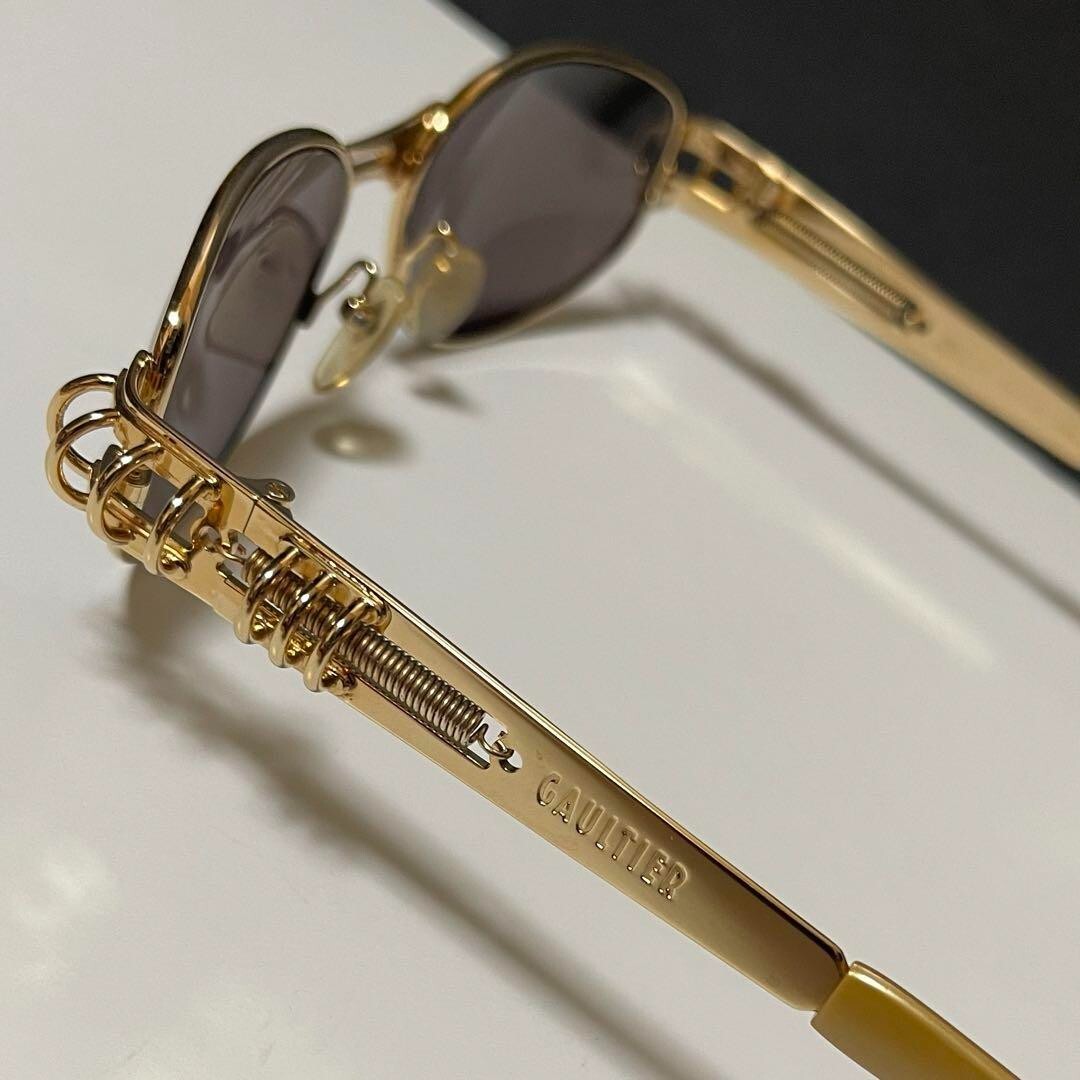 Jean Paul Gaultier Sunglasses Spring Frame GOLD Fashion