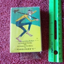 Vintage Padelford's No Problem Too Big Playing Cards Redi-Slip Remembrance 