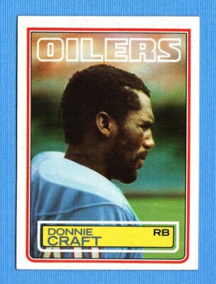 1983 Topps #276 Donnie Craft EXMT Houston Oilers | eBay