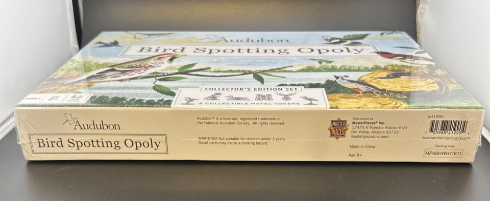 SEALED NEW Audubon Bird Spotting Opoly Collectors Edition Monopoly Board Game - Image 4 of 4