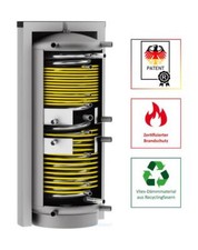 Solarbayer Schichtlade Hygienespeicher HSK-SLS 500 Liter 2 W&auml;rmetauscher ISO B1