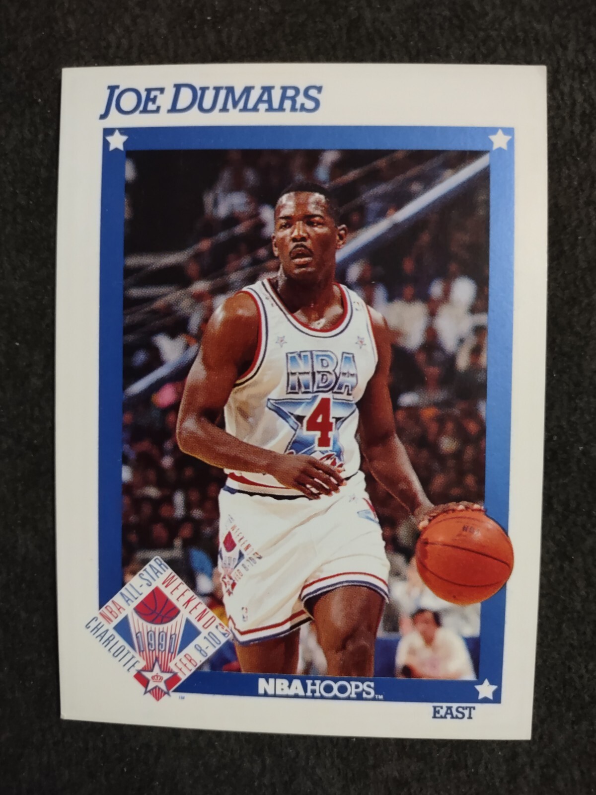 1991-92 NBA Hoops Joe Dumars Detroit Pistons #250 All Star Basketball Card