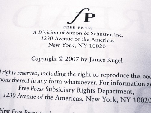 How to Read the Bible : A Guide to Scripture, Then and Now James L Kugel - Imagen 9 de 11