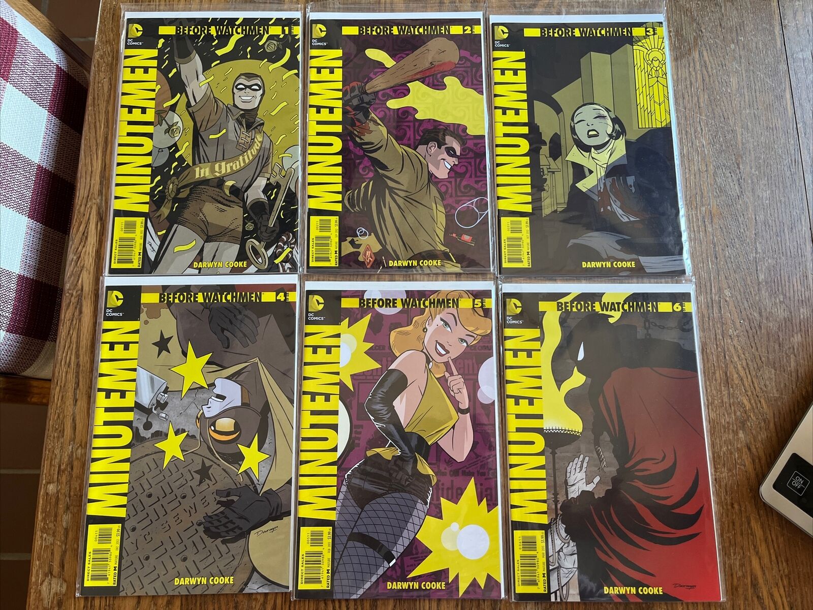 Before Watchmen Minutemen #1-6 Complete Series Set DC Comics 2012