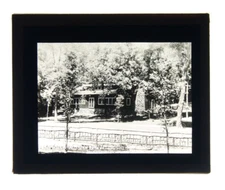 c1900 Magic Lantern Slide Boys Club, Mission Grove, Highland Station 7 Minnesota