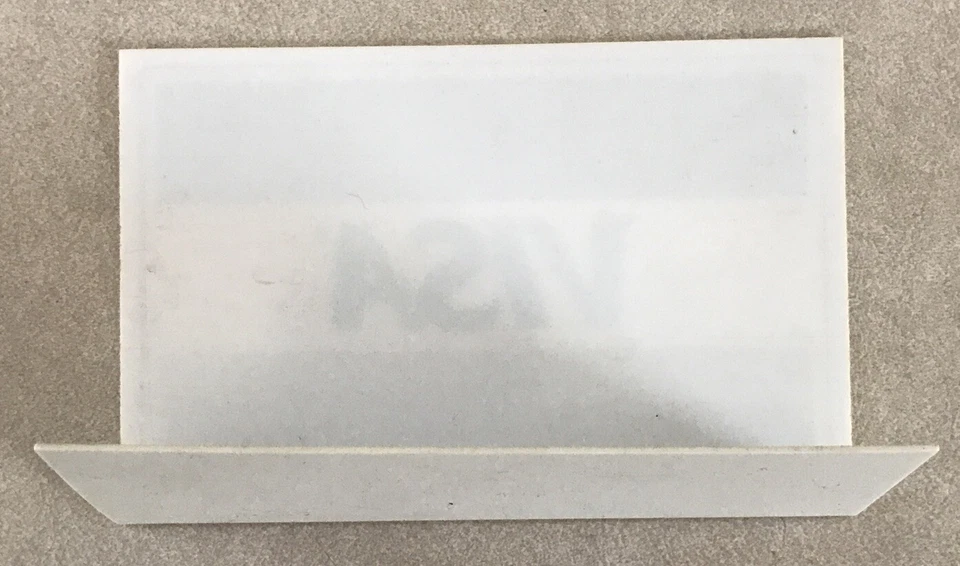 Vintage 70s VISA Navy Gold Credit Card Business Sign Stand Acrylic 4“ x 2.5“ - Image 4 of 4