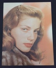 Lauren Bacall  - 11x14 Studio Photo - Signed Autograph *Hollywood Posters*