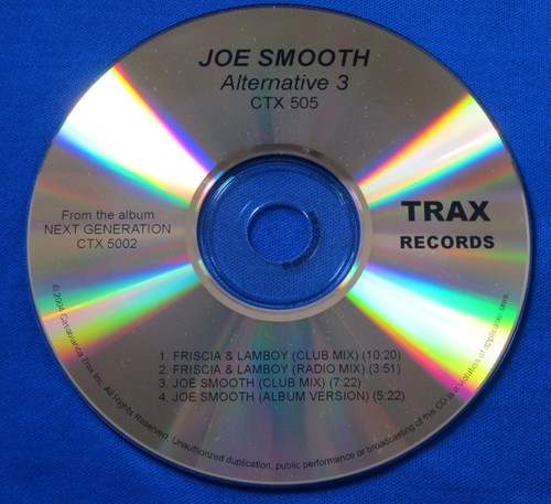 Joe Smooth Alternative 3 CD Promo 4 Mixes Friscia & Lamboy Club Radio 2004 - Picture 4 of 5
