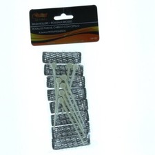 16 BRUSH ROLLERS PINS Small Mini Hair Curlers Bristles 2" x 32 Piece Set