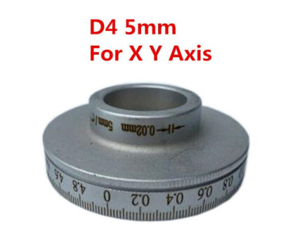 1x Milling Machine D4-5mm Dial For XY Axis Verticcal Turret Mill Part Bridgeport