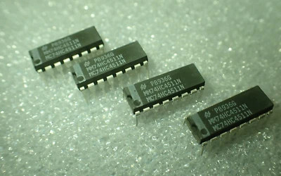 NATIONAL SEMICONDUCTOR MC74HC4511N / MM74HC4511N NSC SEMI CHIPS 74HC4511 DIP16 MY UK STOCKx5pcs