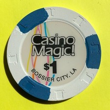 Casino Magic 1 Bossier City, Louisiana Gaming Poker Casino Chip ON4