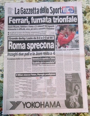 Gazzetta Dello Sport – 26 Mars 1973, Torino-Inter 4-0, Original