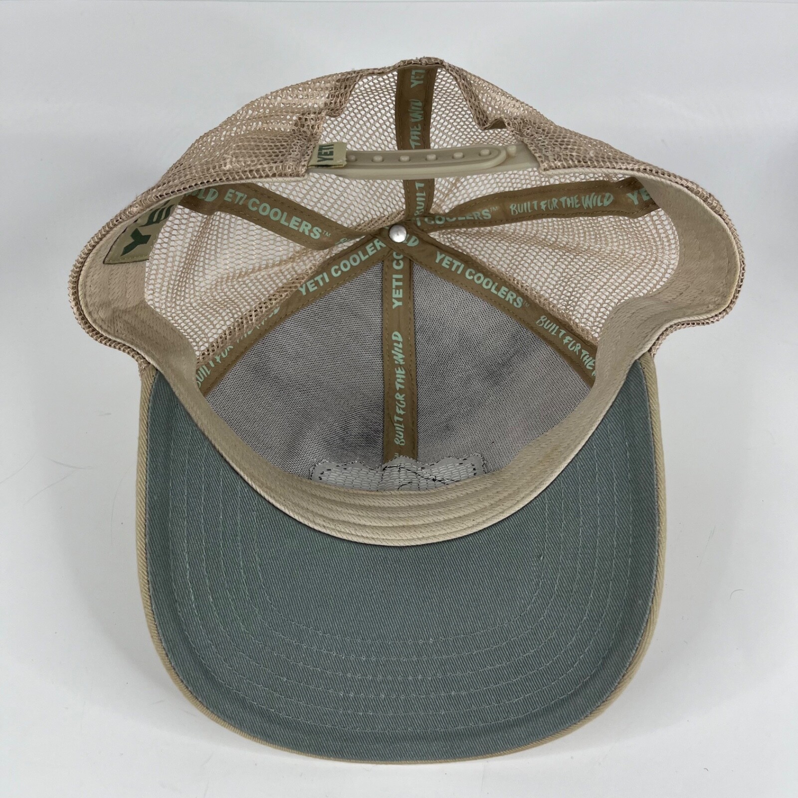 Yeti Hat Cap Mens Snapback Mesh Beige Patch Coole… - image 7