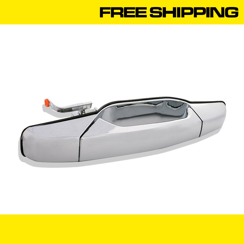 Rear Passenger Side Chrome Door Handle For Chevy / GMC / Cadillac - Right Side, Silver