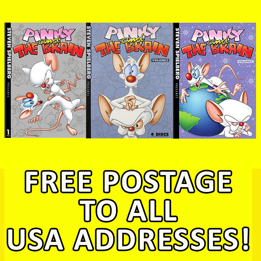 PINKY AND THE BRAIN Complete TV Series 1 2 3 4 Volume 1 2 3 - 12