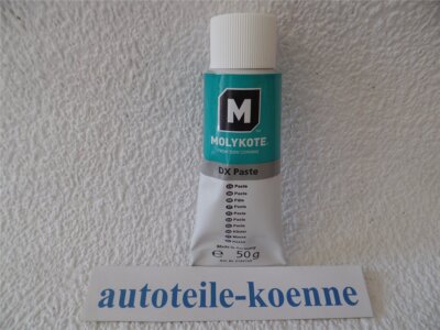 50g Tube Molykote DX helle Fett.- Schmierpaste für Montage und Dauerschmierung 