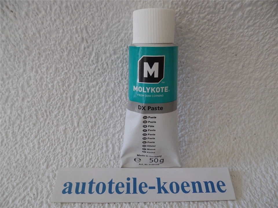 50g Tube Molykote DX helle Fett.- Schmierpaste für Montage und Dauerschmierung