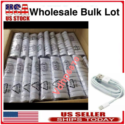 10 cords USB Charger Cable Cord For Apple iPhone 7 8 X XR 11 12 13 14 Pro Max