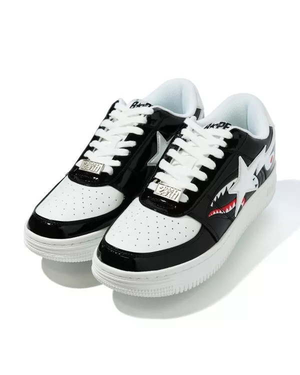 Bape shark black and white sales