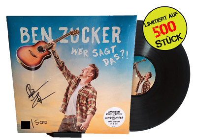 Ben Zucker | Wer sagt das?! | Ltd. Signierte Nummerierte Vinyl 500 St | Neu OVP