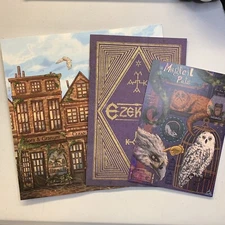 The Wizarding Trunk Harry Potter Magical Shops Art Print Wand Catalog Post Card