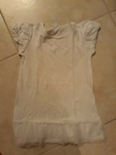 lotto 703 abito vestito bimba bambina bianco ZARA 5-6 anni