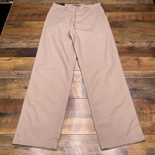 Chaps Chino Pants Adult 32x32 Khaki Mid Rise Flat Front New