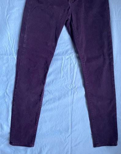 Lucky Brand Brooke Legging Jean Women's 6/28 Purple Mid Rise Dark Wash 5-Pocket - Picture 3 of 11
