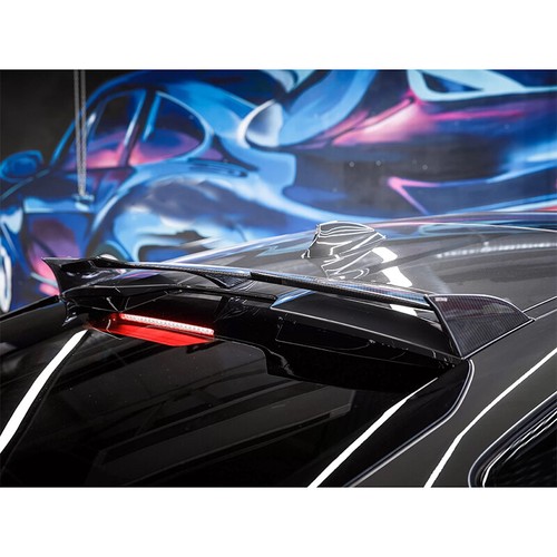 For 2020 21-2024 BMW X6 X6M G06 Carbon Look Roof Tail Trunk Spoiler Wing Lip ABS - Picture 3 of 13