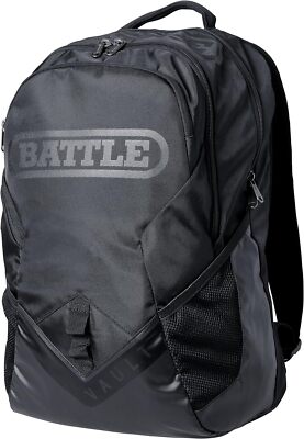 Battle Vault Backpack - Lightweight & Durable Bag with Large Black/Black 