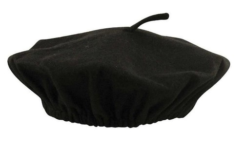 Cappello Nero Basco Francese Francia da Uomo E Donna Adulti Costume | eBay