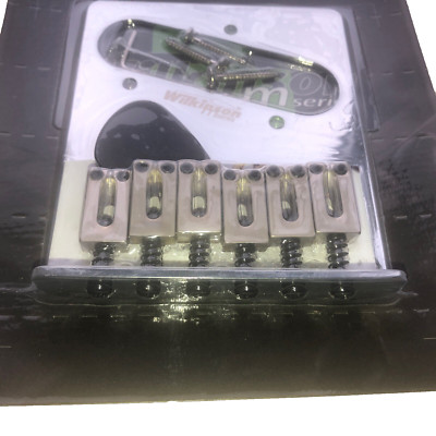 Wilkinson Telecaster Modern Stringthru Brücke & Sättel in Chrom 52,5mm Abstand