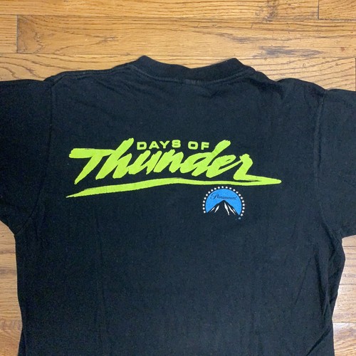 Vtg Days Of Thunder T-Shirt Paramount Movie Promo Tom Cruise 2-Sided USA Tee L - Picture 2 of 17