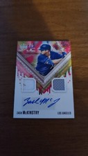 2021 Panini Diamond - DK Material Signatures #DKMS-ZM Zach McKinstry LA Dodgers
