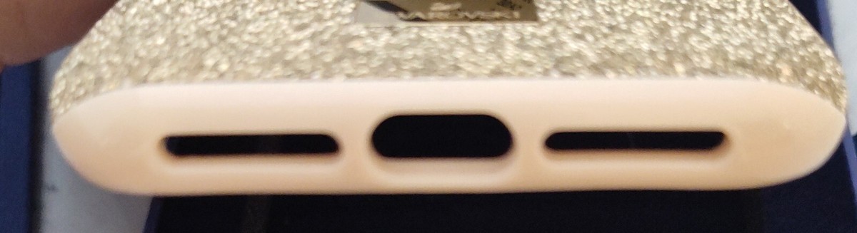 NIB New Swarovski 5533961 Smartphone Case Cover iPhone 11 Pro Gold