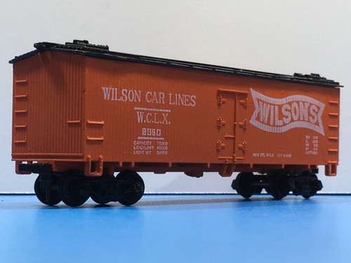 HO Scale "Wilson Car Lines" WCLX 8350 Forty Foot Freight Train Box Car #2 - Picture 7 of 12
