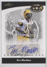 2011 Leaf US Army All-American Bowl Tre Madden #BA-TM3 Auto 2u6