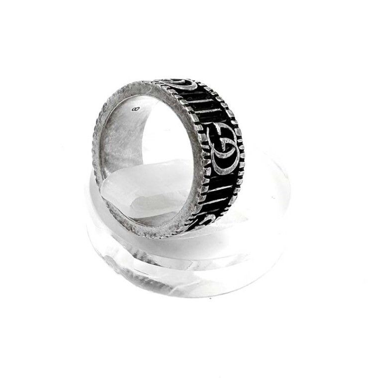 Gucci Interlocking Double G Silver Ring 121225032… - image 3